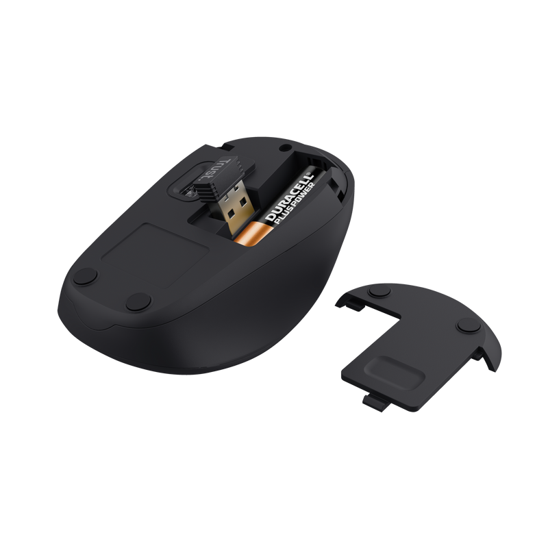 Mouse Wireless Trust Yvi+ Silent Wireless Mouse, 1600 dpi, Negru [3]