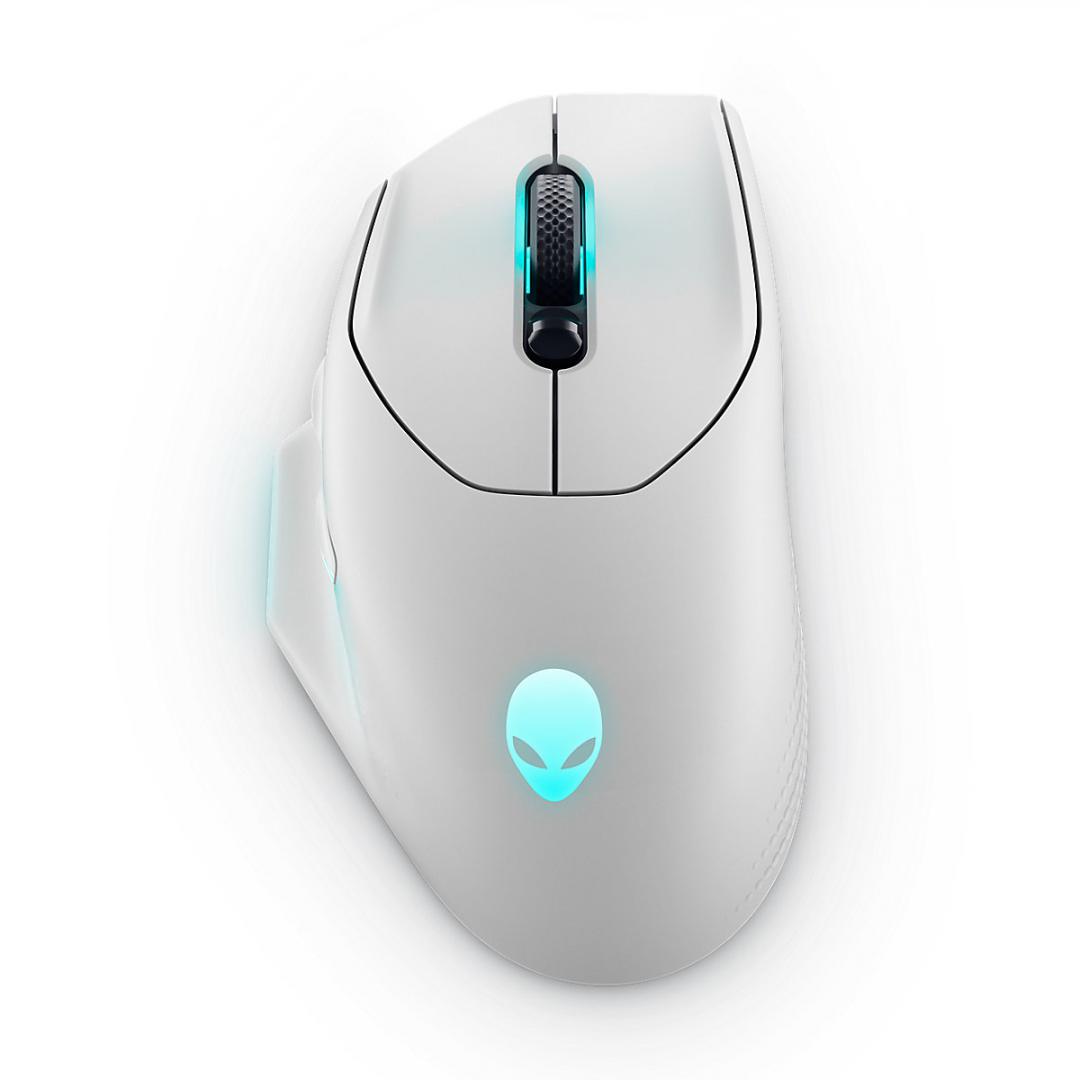 Mouse - Mouse Gaming Wireless DELL AW620M, 26000 dpi, Lunar Light