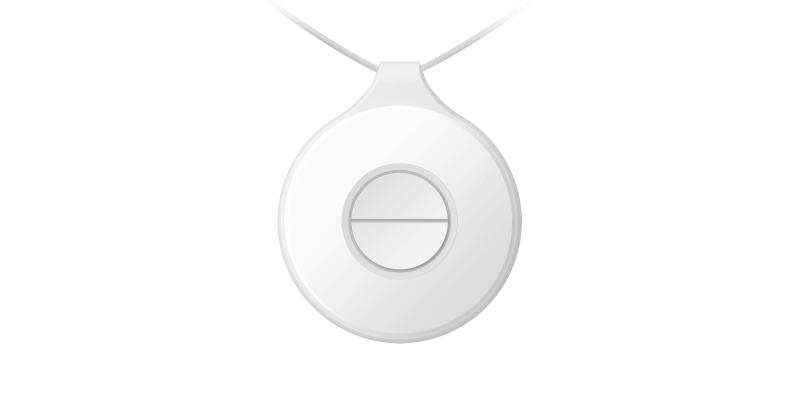 Detectori - Buton de panica wireless AXPRO Hikvision DS-PDEBP2-EG2-WE(2 butoane), frecventa de operare: 868 MHz, transmisie: Tri-X Wireless Technology, criptare:AES-128, distanta de transmisie RF: 1000m in camp d