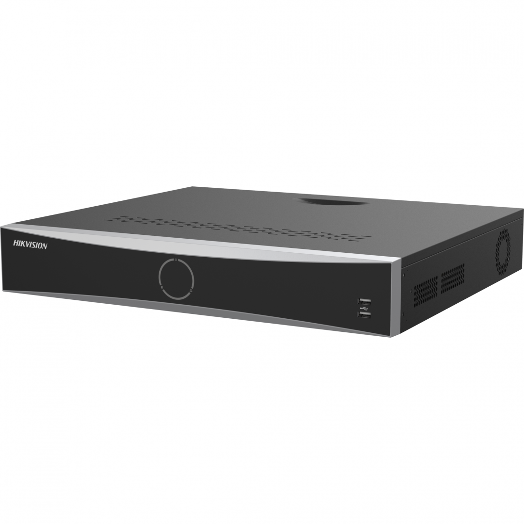 NVR - NVR Hikvision 32 canale AcuSearch DS-7732NXI-K4(E); Enable AI by NVR: 16-ch@1080p (2 MP, 30 fps) / Disable AI by NVR: 20-ch@1080p (2 MP, 30 fps), H.265, H.265+, H.264, H.264+, iesiri: HDMI (4K)/VGA in