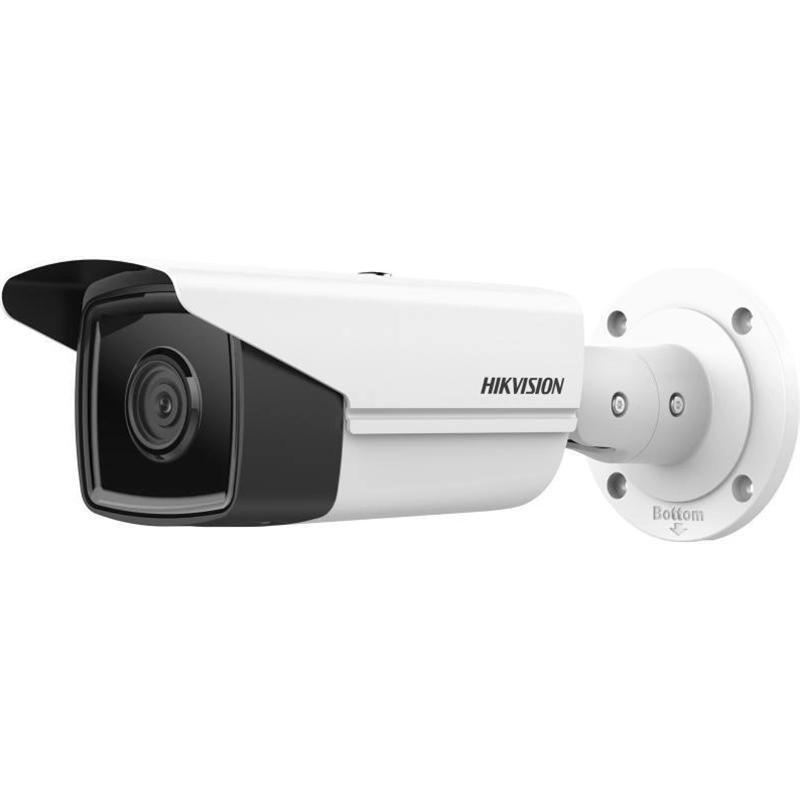 Supraveghere video IP - Camera de supraveghere IP Bullet 4MP Hikvision DS-2CD2T43G2-2LI(2.8MM), lentila fixa 2.8mm, iluminare min: Color: 0.0005 Lux @ (F1.6, AGC ON), 0 Lux cu lumina alba, IR 60m, microfon incorporat, slot c
