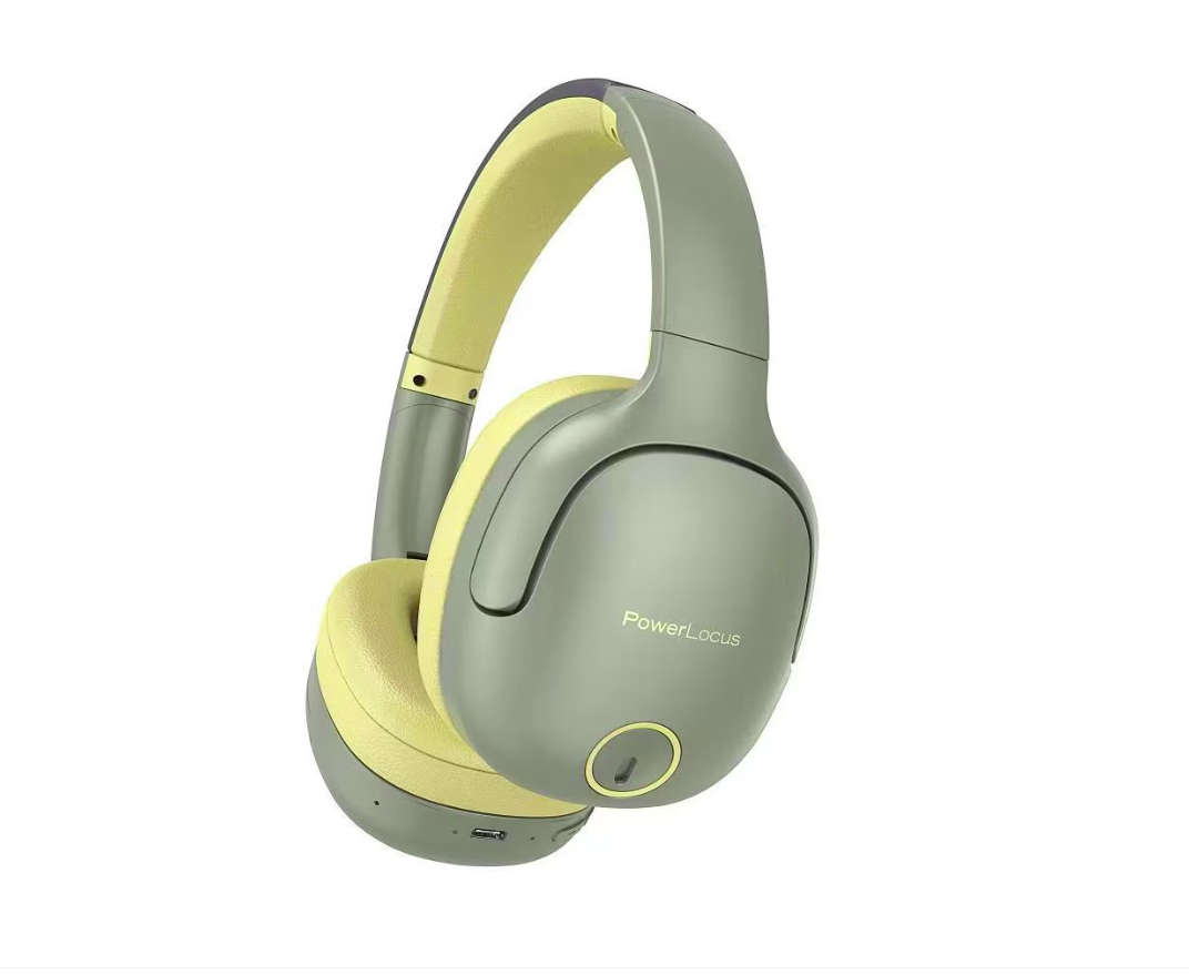 Casti audio - Casti Over-ear PowerLocus P7, Wireless, Gri