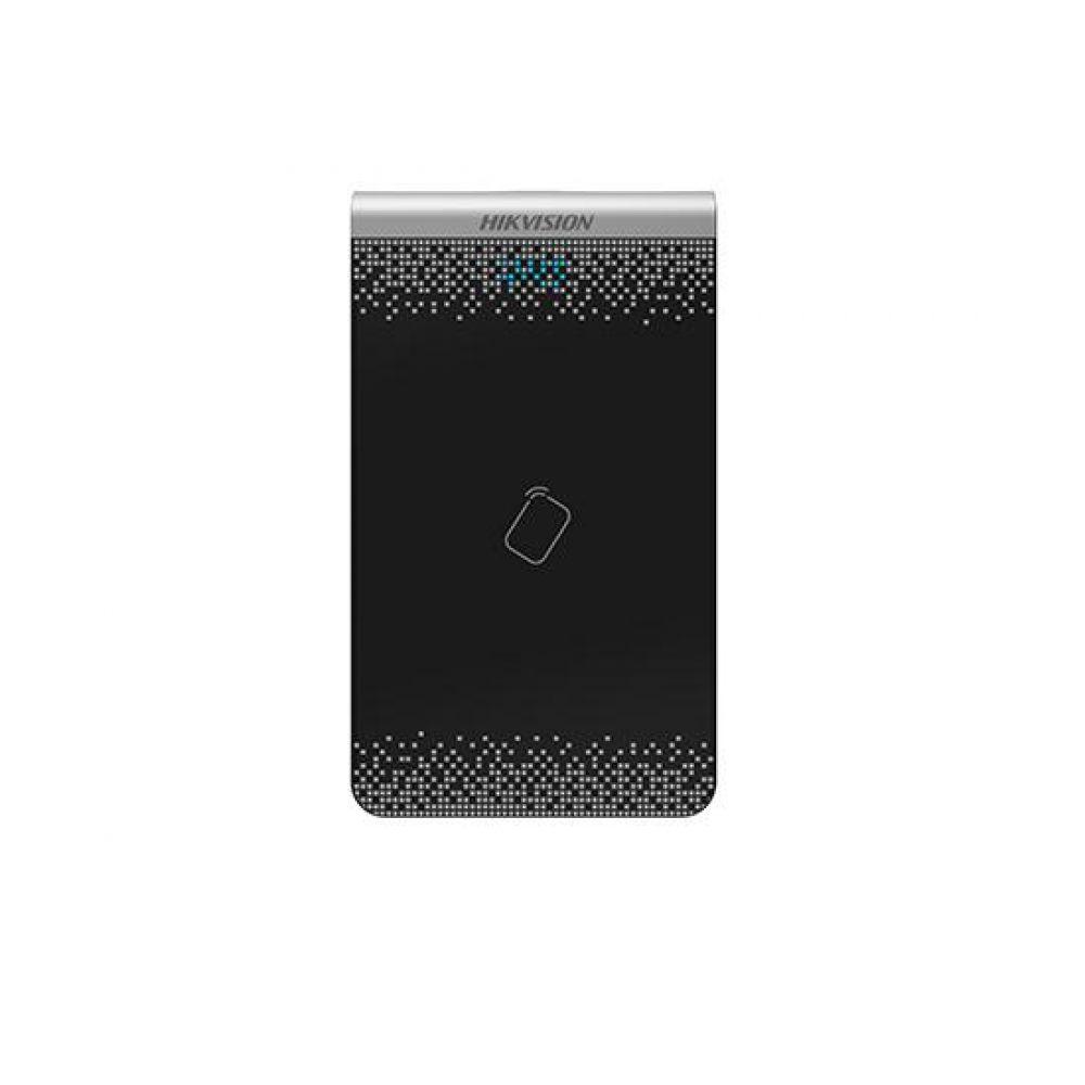 Centrale control acces - Cititor card Hikvision pentru inrolarea cardurilor in soft, DS-K1F100- D8E; Frecventa citire: 13.56MHz si 125KHz; Standard IC Card, and ID (EM) Card; USB 2.0; Driver Free; 200mA; Dimensiuni: 117mm × 6