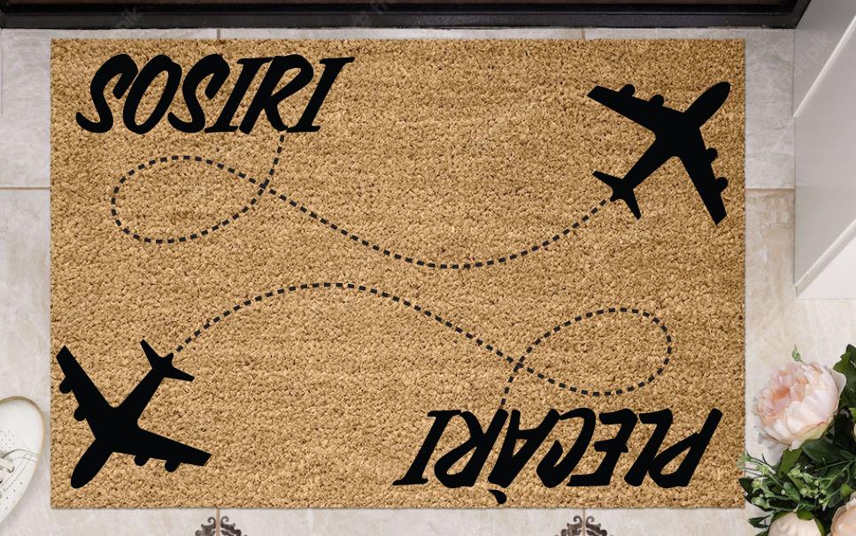 Covorase intrare - COVORAS INTRARE ANTIDERAPANT 60X40 CM, PLANE, HEINNER HOME