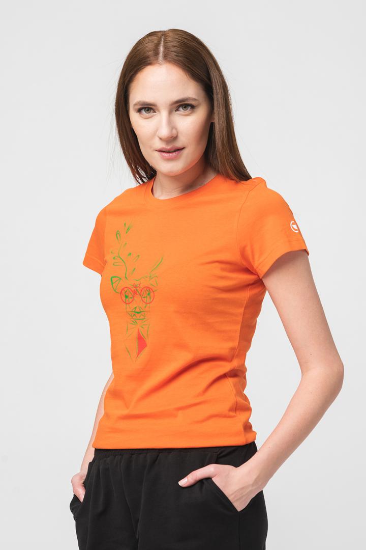 TRICOU CERB FAMILIE FEMEIORANGE-L [1]