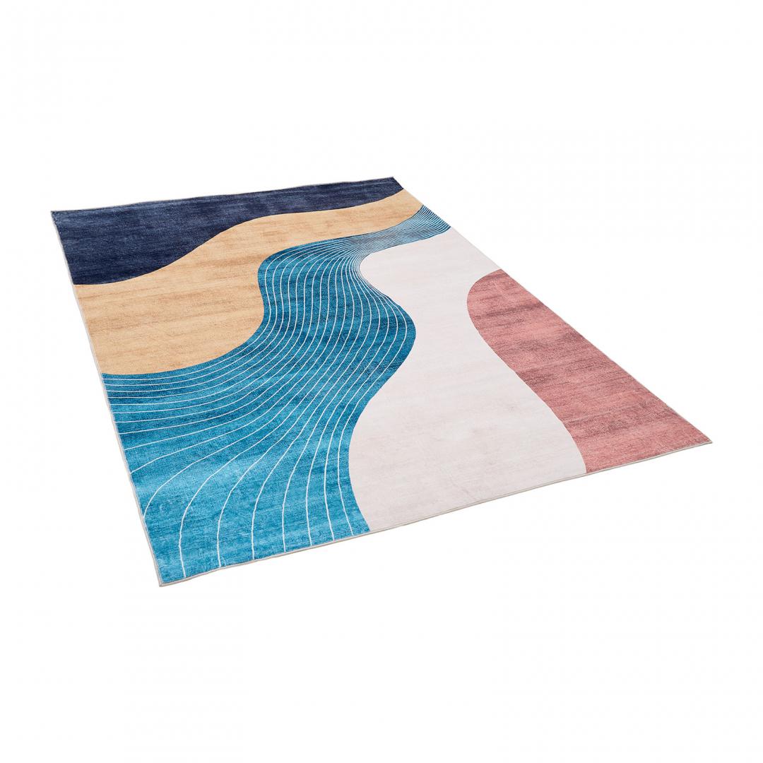 Covor printat, FLOW 200x300 cm, lavabil cu spate antialunecare, inaltime fir 3mm [2]