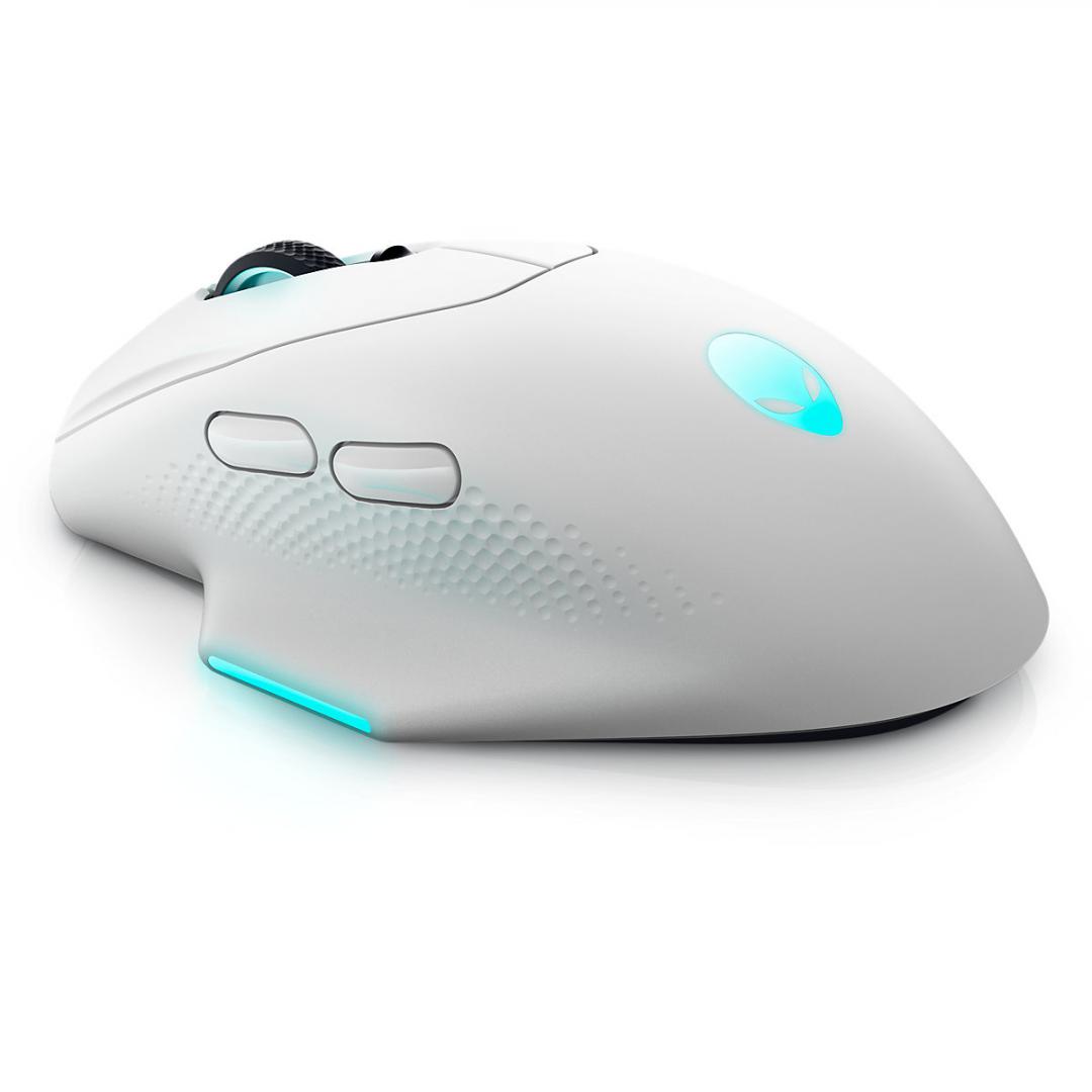 Mouse Gaming Wireless DELL AW620M, 26000 dpi, Lunar Light [1]