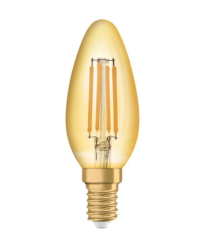 Iluminat - Bec LED Osram Vintage 1906 CLAS B, E14, 4W (35W), 410 lm, lumina calda(2400K), cu filament
