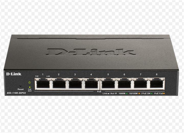 Switch-uri - Switch D-Link DGS-1100-08V2, 8 port, 10/100/1000 Mbps