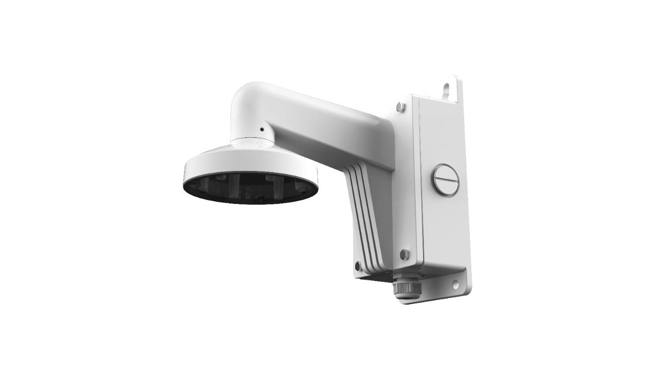 Accesorii - Hikvision Bracket DS-1273ZJ-140B, cu cutie de jonctiune, aluminiu, 140× 182×120mm, alb;
