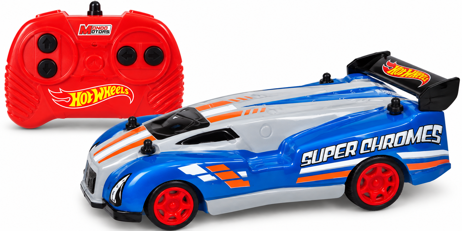 MASINUTA CU TELECOMANDA HOTWEELS,1:28,RACE TEAM,ALBASTRA [2]