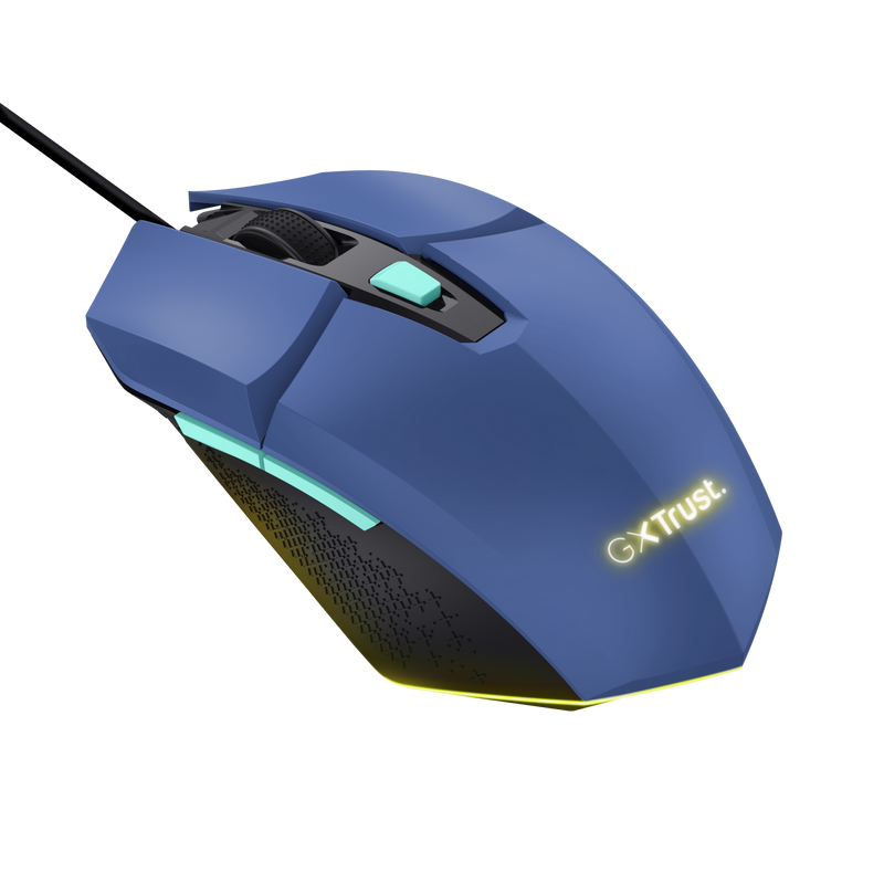 Mouse Gaming Trust GXT109B FELOX, 6400 DPI, Albastru [3]