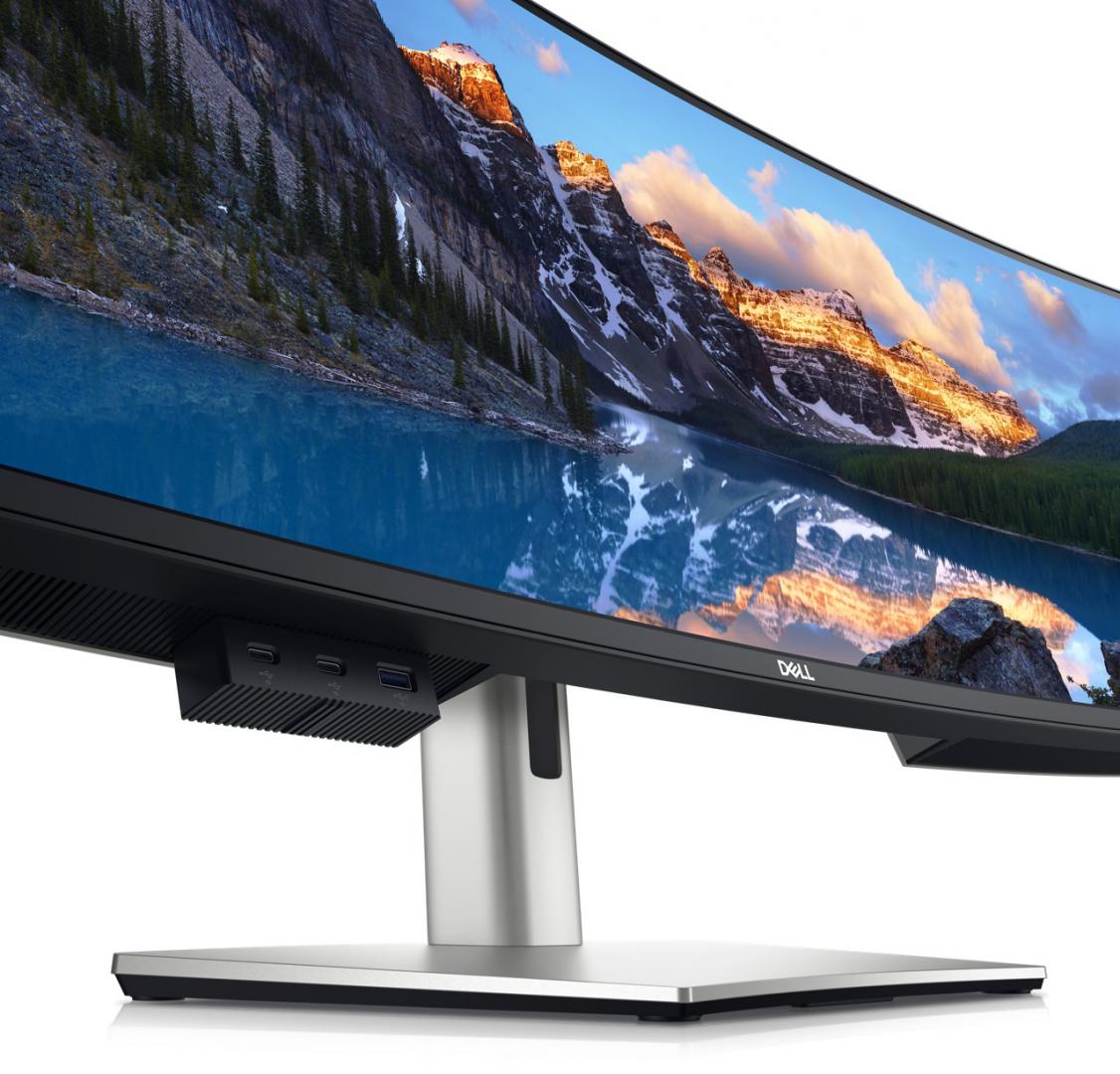 Monitor Commercial DELL UltraSharp U4924DW, 49", 5120 x 1440 pixeli, Black Silver, 3 ani Garantie [7]