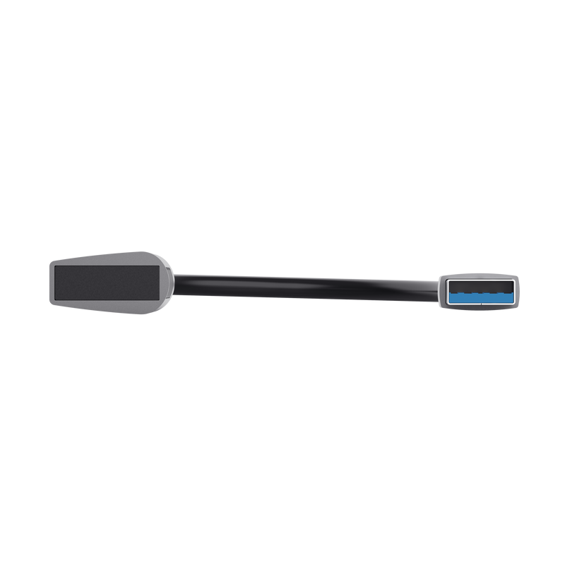 Hub USB Trust Halyx, USB-A, 4 porturi, Argintiu [4]