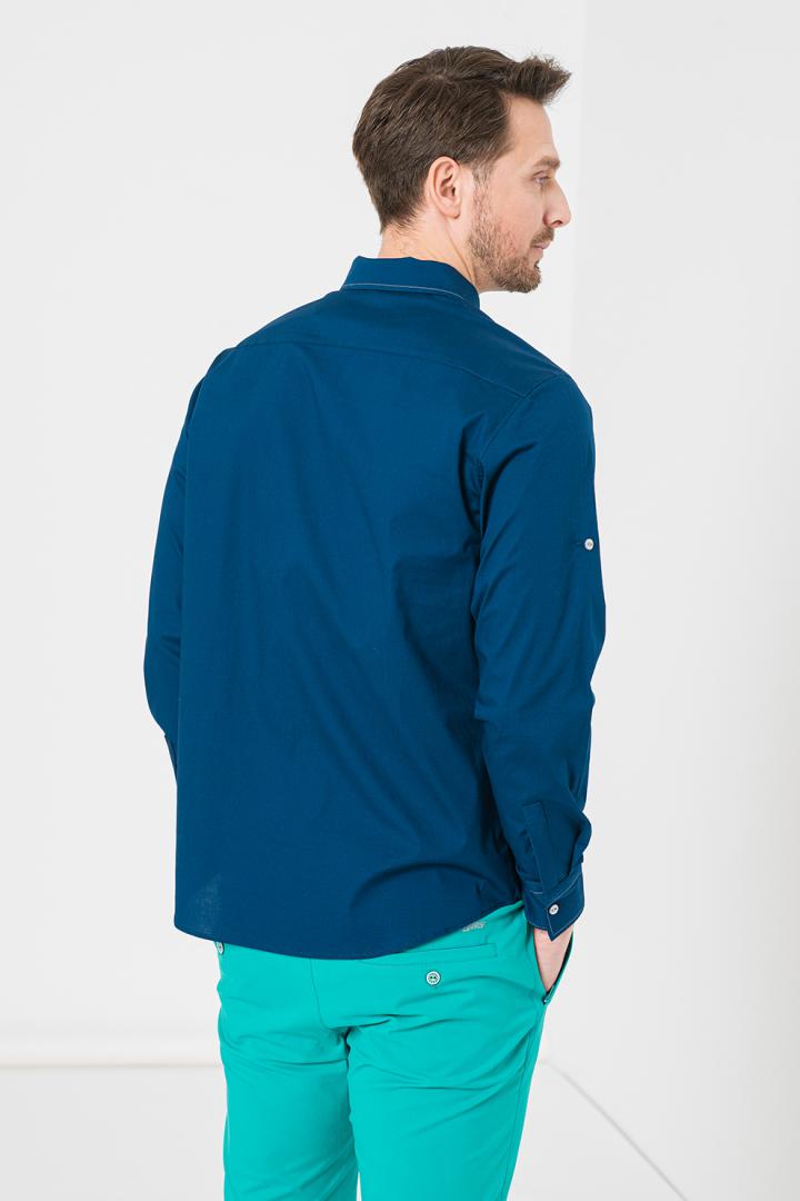 CAMASA CASUAL BARBATI LIGHT NAVY S [2]