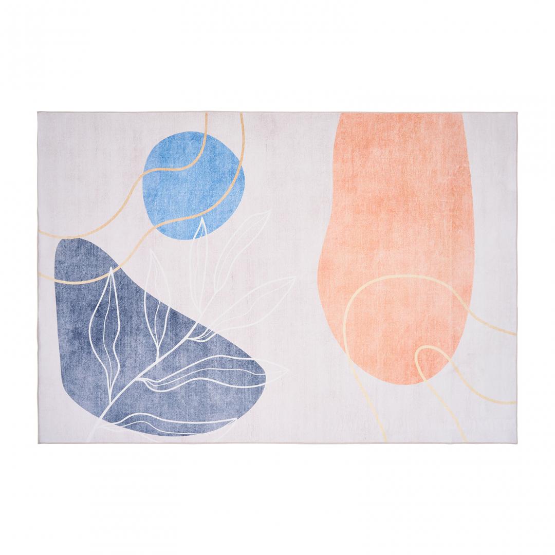 Decoratiuni Textile - Covor printat, GRACE 160x230 cm, lavabil cu spate antialunecare, inaltime fir 3mm