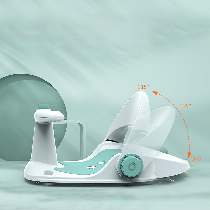 Scaun baie bebe cu ghidon , spatar reglabil , verde, U-Grow [2]