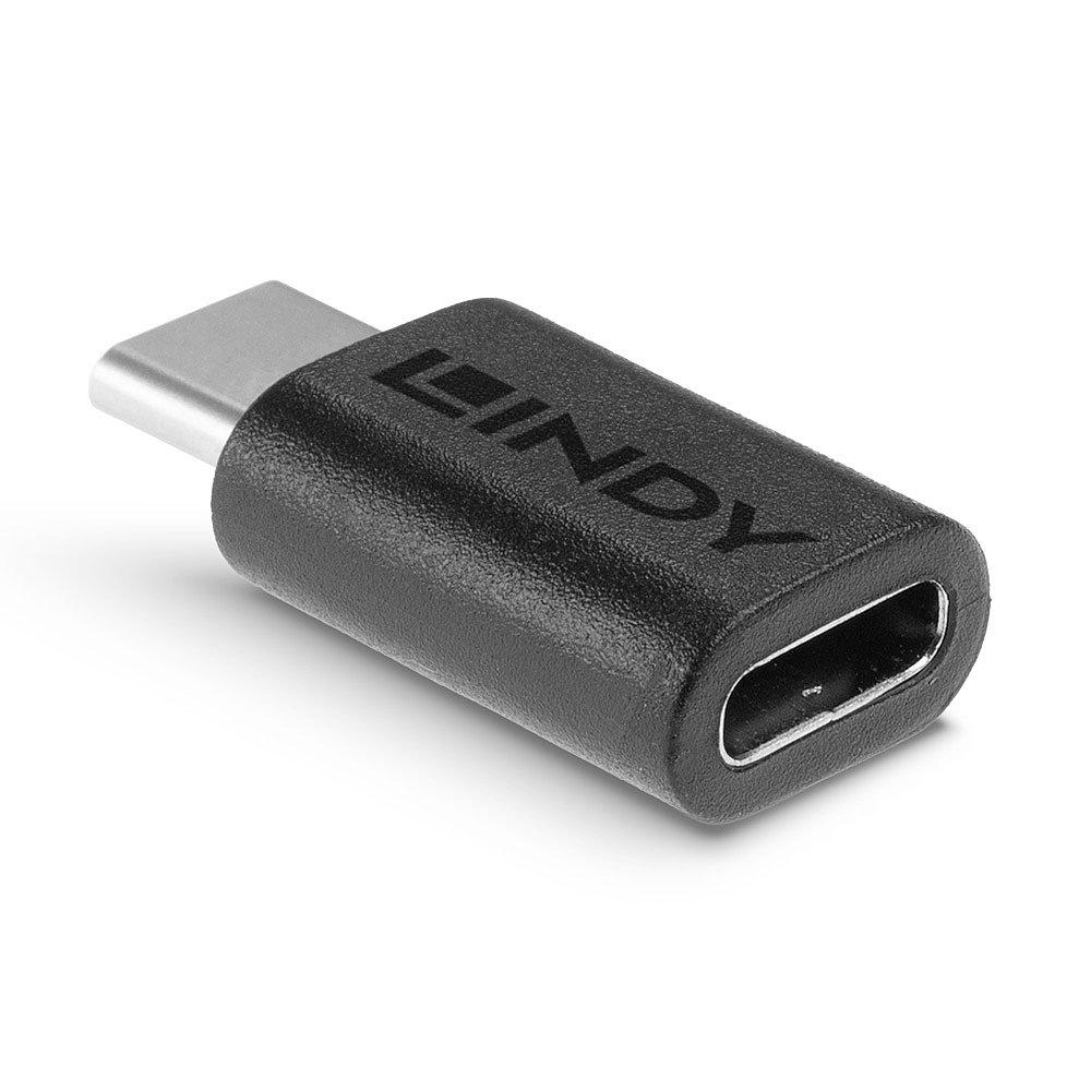 Cabluri video - Adaptor Lindy USB 3.2 Type C la C, dimensiuni 26.5x13x7.5mm, latime de banda suportata 20Gbps, negru