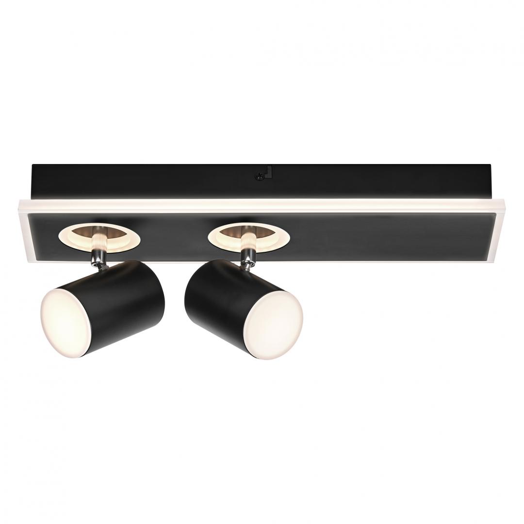 Spot LED dublu ajustabil Ledvance DECOR MARS, 29W, 3100 lm, lumina calda (3000K), IP20, 408mm, Negru, clasa energetica F [1]