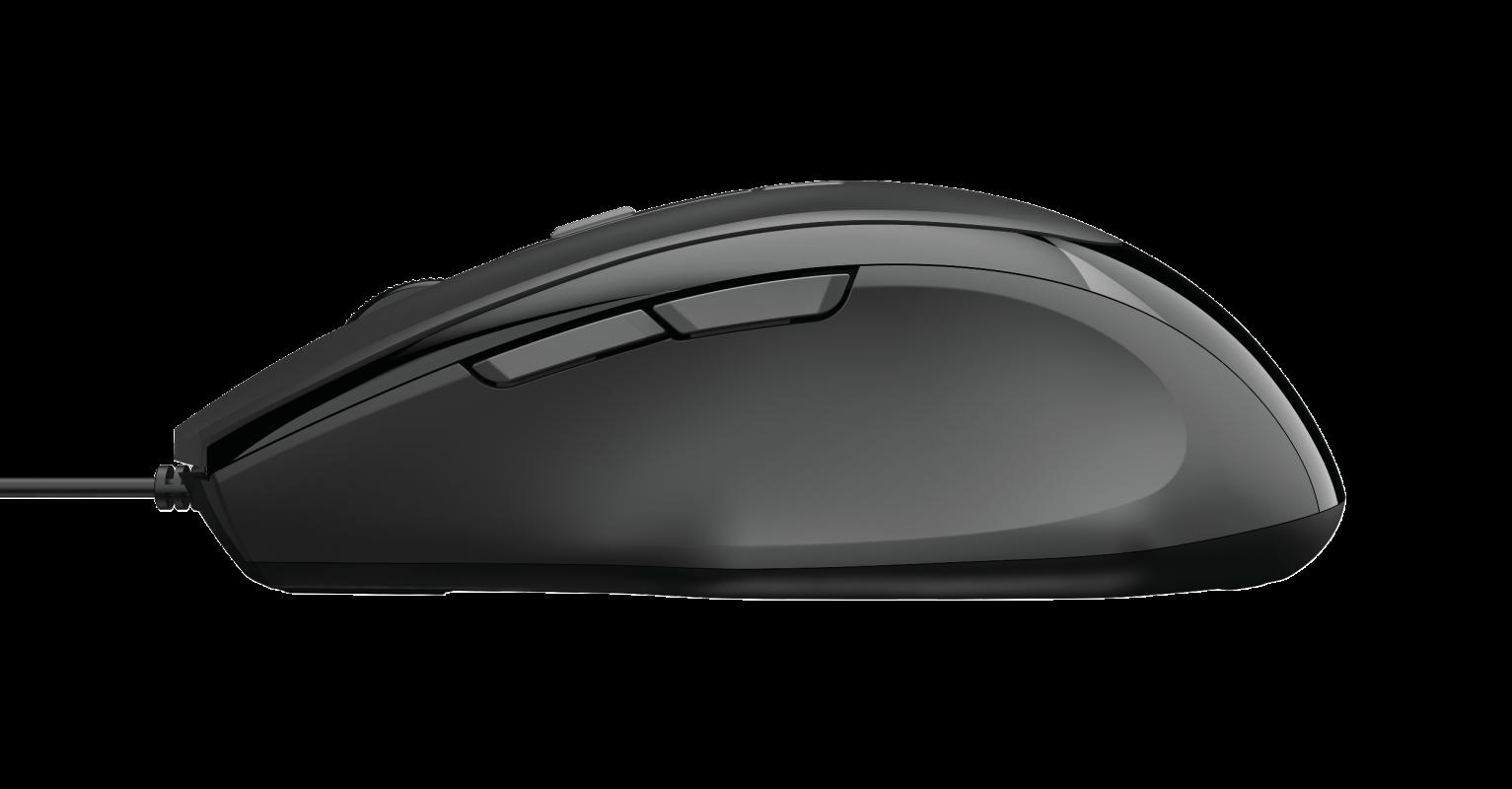 Mouse Trust Voca Comfort Mouse, 2400 dpi, negru [3]
