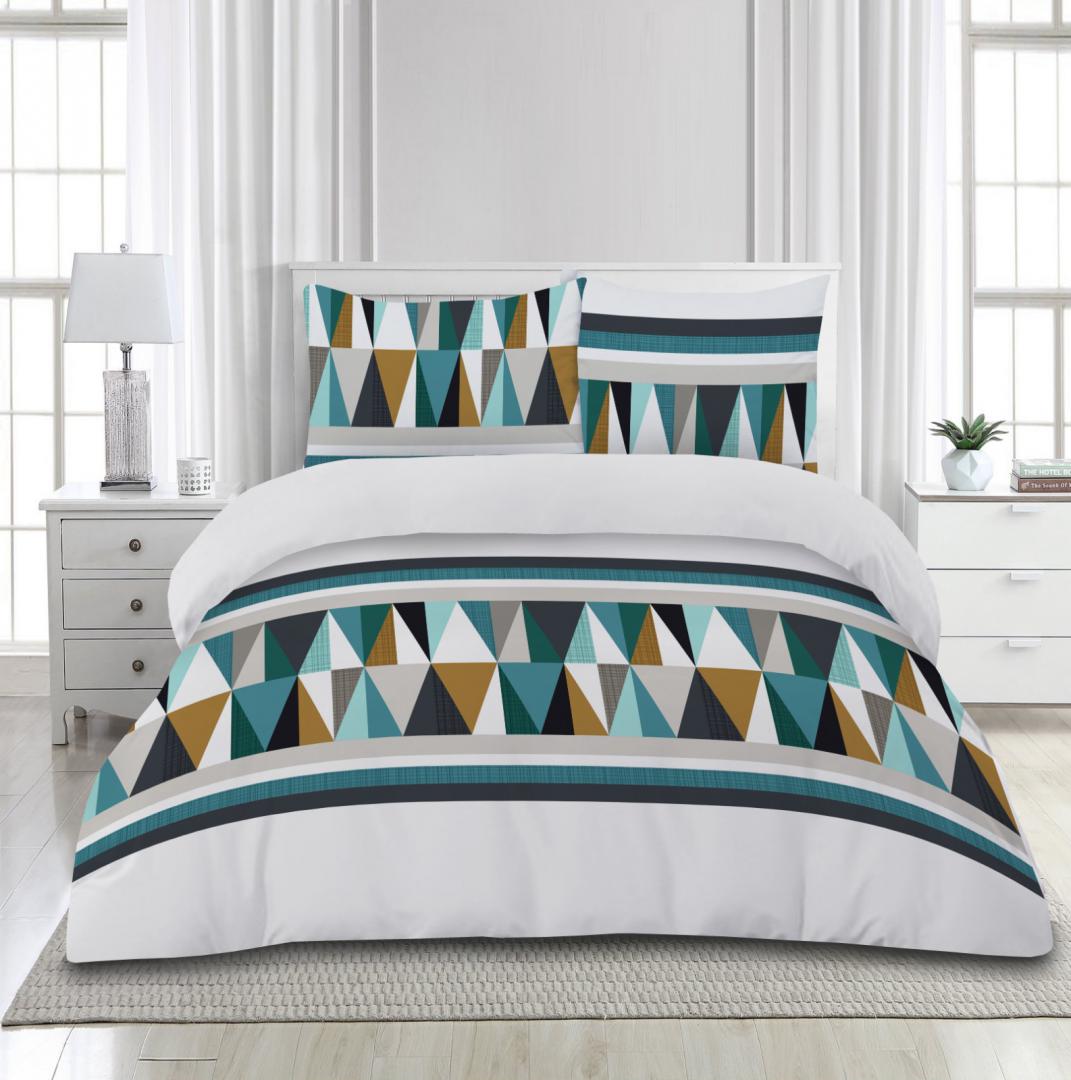 Textile de casa, Decoratiuni si Mobila - Lenjerie de pat microfibra King Size, Rona