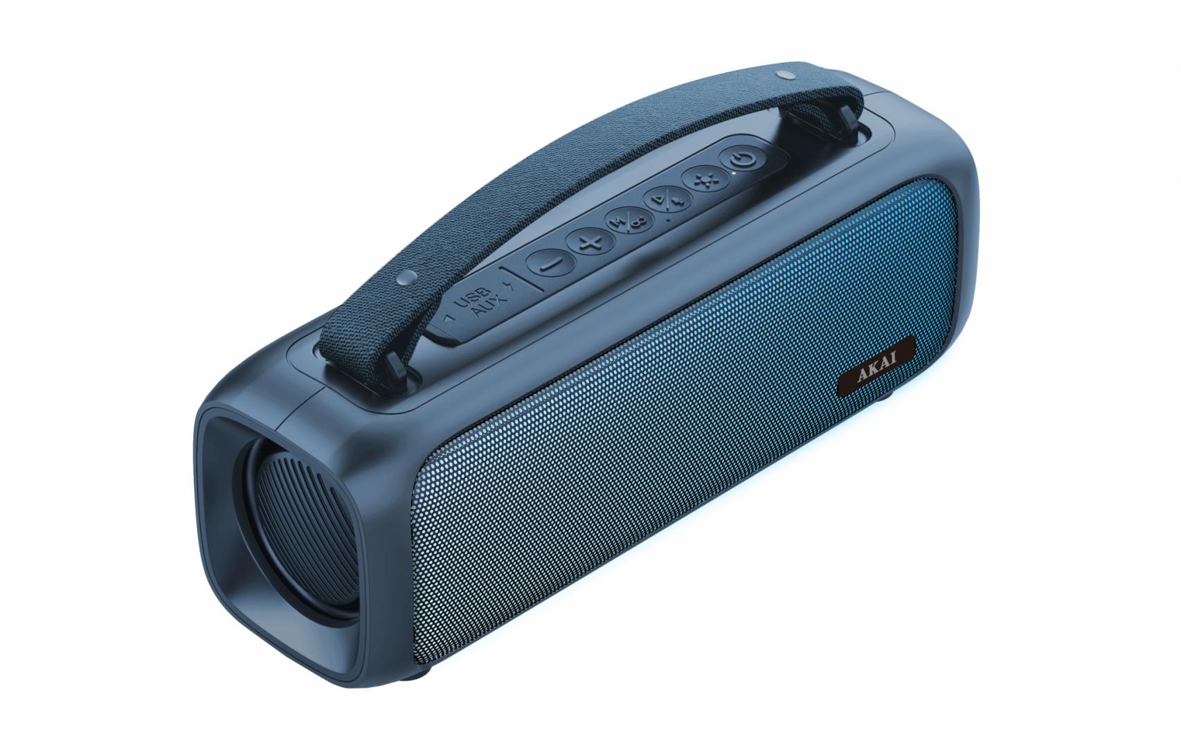 Home Cinema & Audio - Boxa portabila Akai ABTS-08-BL, bluetooth 5.1, 8W, albastru