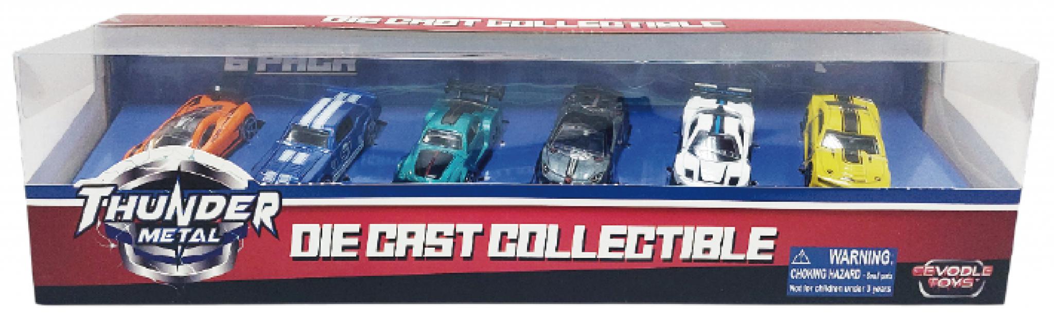 MACHETA DIE CAST, SET 6 MASINI CURSE, SCARA 1/64, 7.5CM, DIVERSE MODELE SI CULORI- PORTOCALIU, GALBEN, BLEU, NEGRU, ALBASTRU, ALB, MOV, ARGINTIU, CARAMIZIU [3]