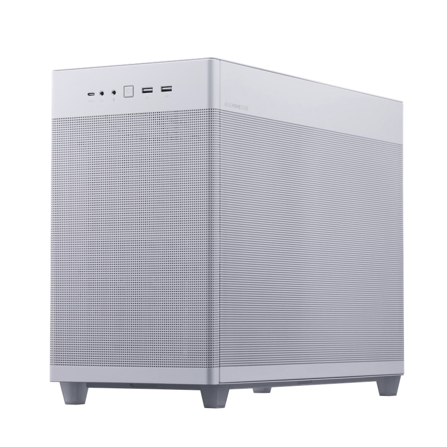 Carcasa ASUS AP201 PRIME CASE TG WHITE, Mini Tower, White [3]