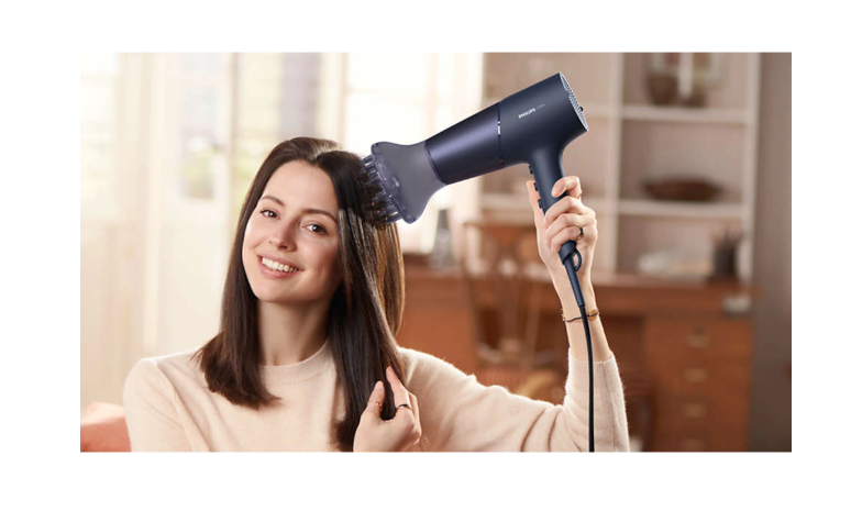 Uscator de par Philips 5000 Series BHD510/00, albastru [2]