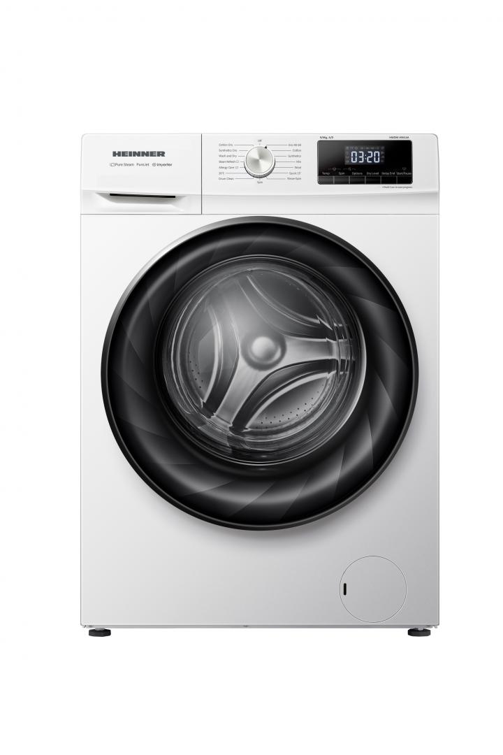 Masini de spalat rufe - Masina de spalat rufe cu uscator HEINNER HWDM-H9614A, 9/6 kg, 1400 RPM, Clasa: A, Alb