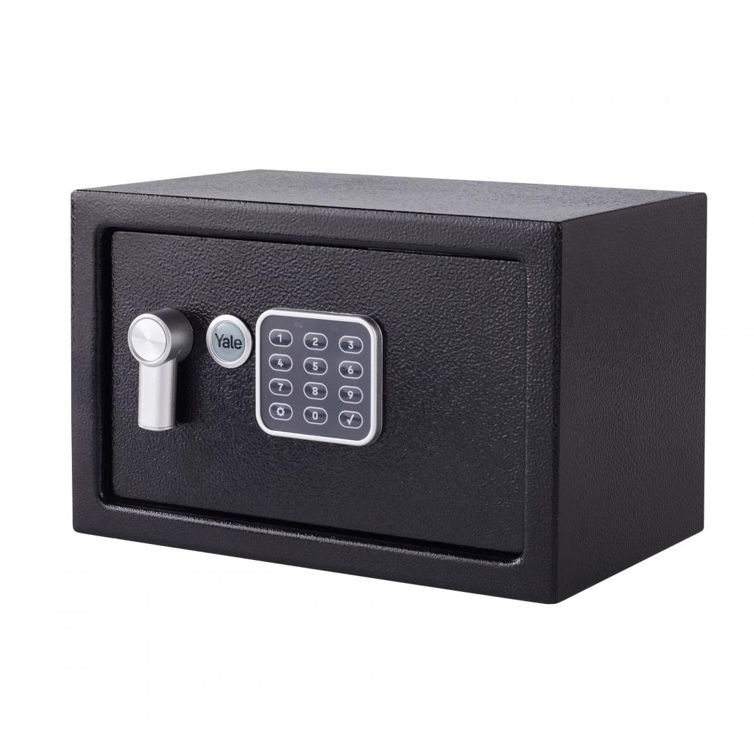 Seifuri - Seif Yale Standard Rezidential YSV/250/DB2; Alcatuit din otel; Tastatura digitala programabila si usor de operat; Prevazut cu orificii pentru fixare si bolturi de prindere incluse; Ideal pentru pastra
