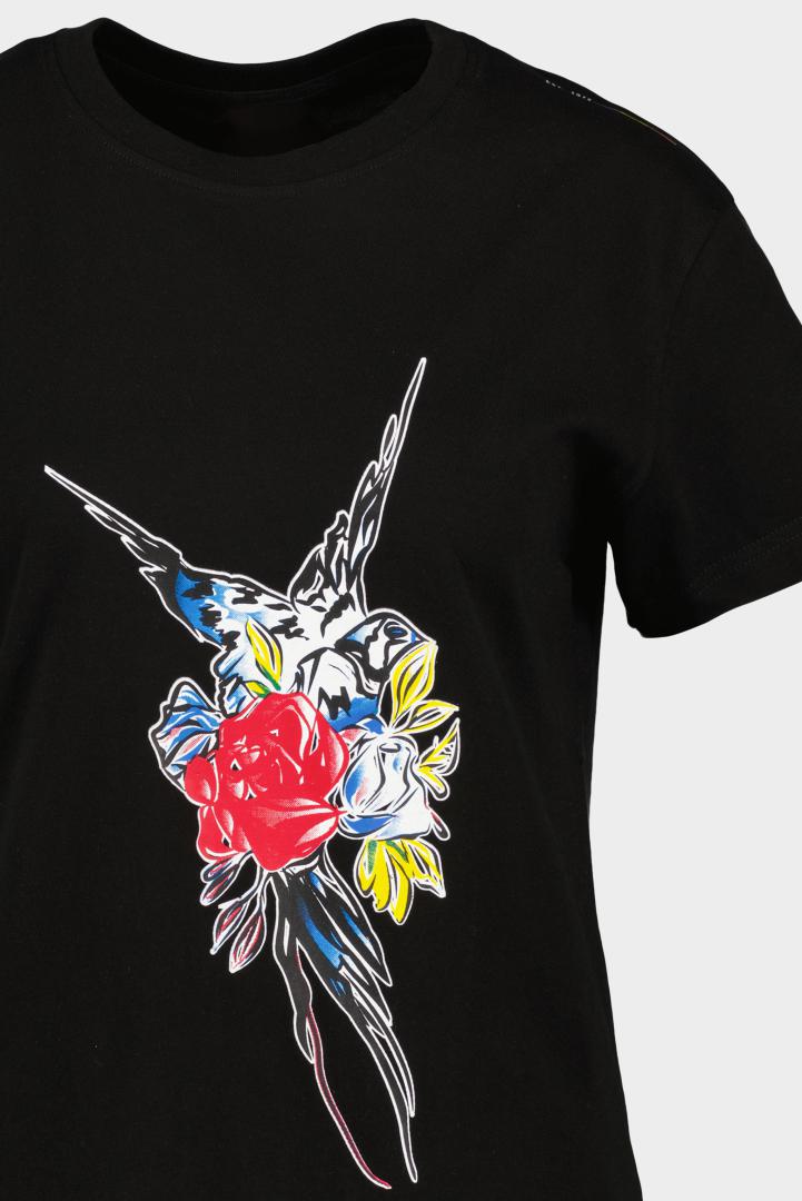 TRICOU PASARE FLORI DAMA XS [2]