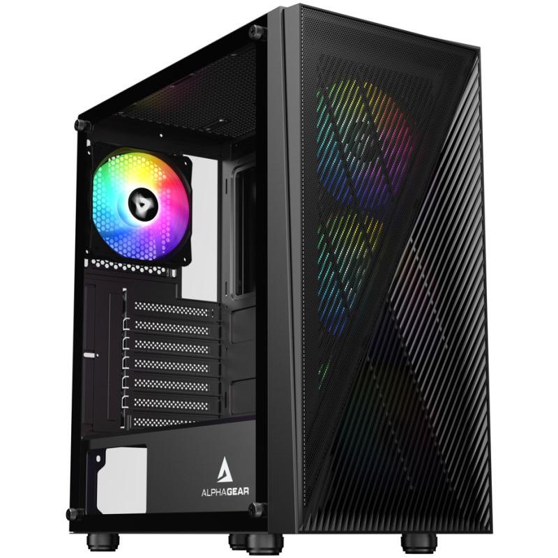 Carcase - Carcasa ALPHAGEAR Shifter RGB, RGB, Mid Tower, Black