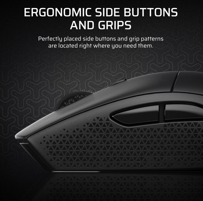 Mouse Gaming Wireless CORSAIR M55, 24000 dpi, Negru [5]