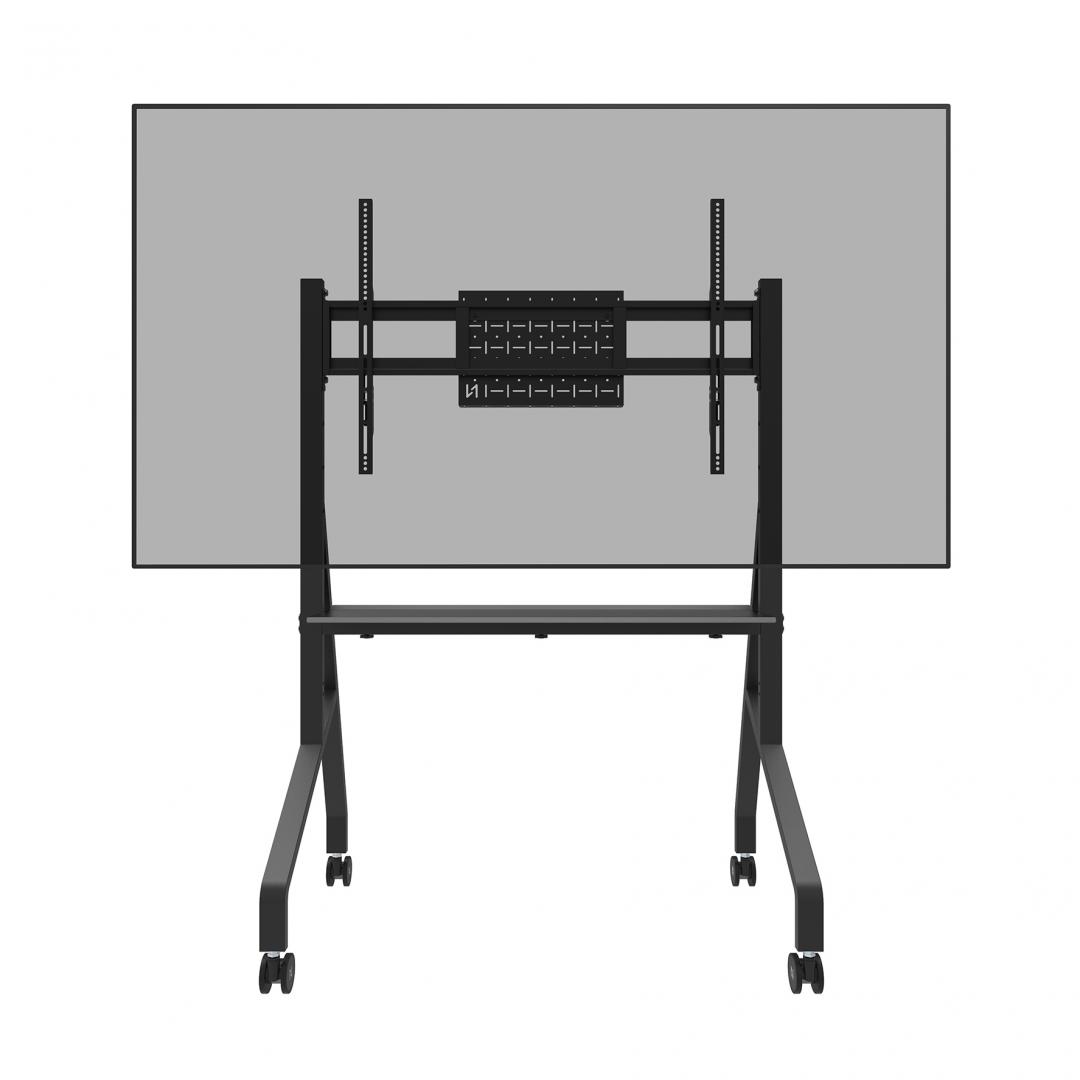 Stand mobil de podea Neomounts 55"-86" 76kg VESA 100x100 - 900x600 negru [4]