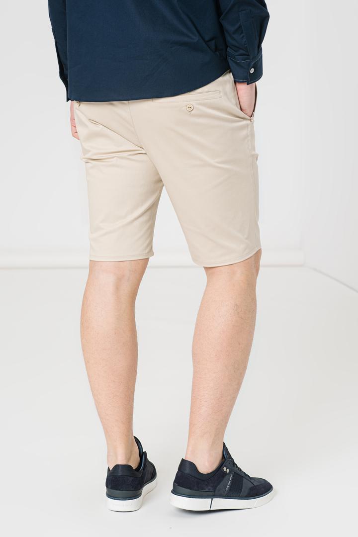 PANTALONI SCURT CASUAL BARBATI BEIGE S [1]