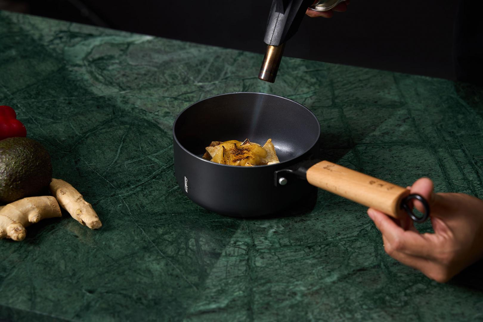 CASEROLA ALUMINIU + CAPAC 16X7.5CM, 1.4L, RIKITO WATANABE, SAMURAI GOURMET, COOKING BY HEINNER [8]