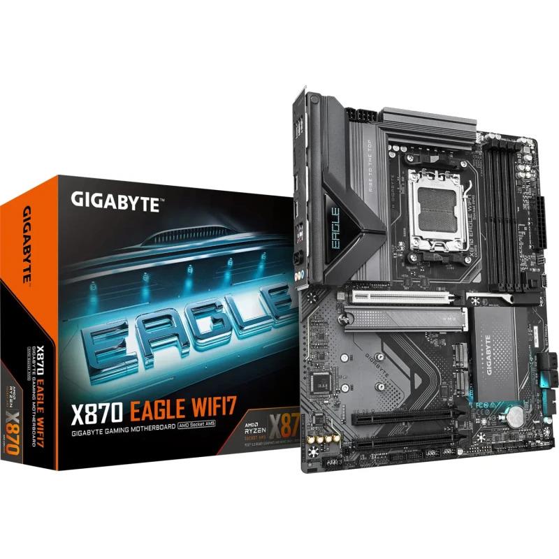 Componente PC - Placa de baza Gigabyte X870 EAGLE WIFI7, Socket AM5, DDR5, ATX