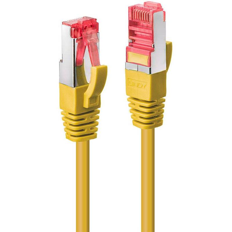 Cabluri retea - Cablu retea Lindy LY-47762, 1m Cat.6 S/FTP Network, Yellow