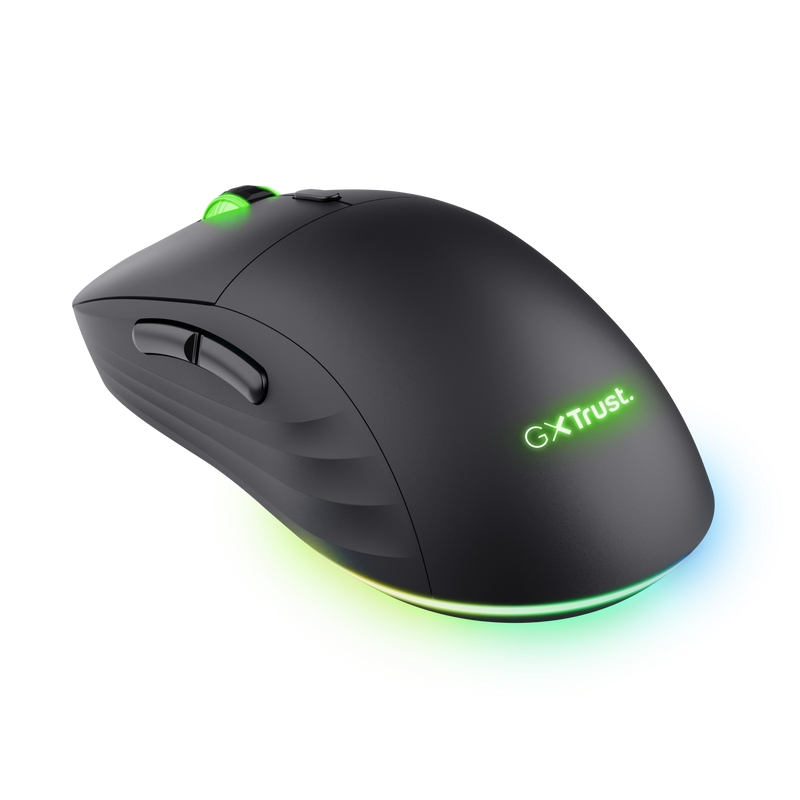 Mouse Gaming Wireless Trust GXT 927 Redex+, 25600 dpi, negru [2]
