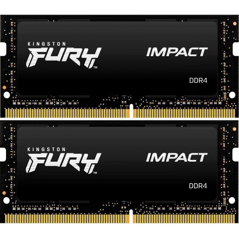 Memorie RAM Notebook Kingston Impact, 32GB, DDR4, 3200MHz, CL20, Kit of 2 [1]