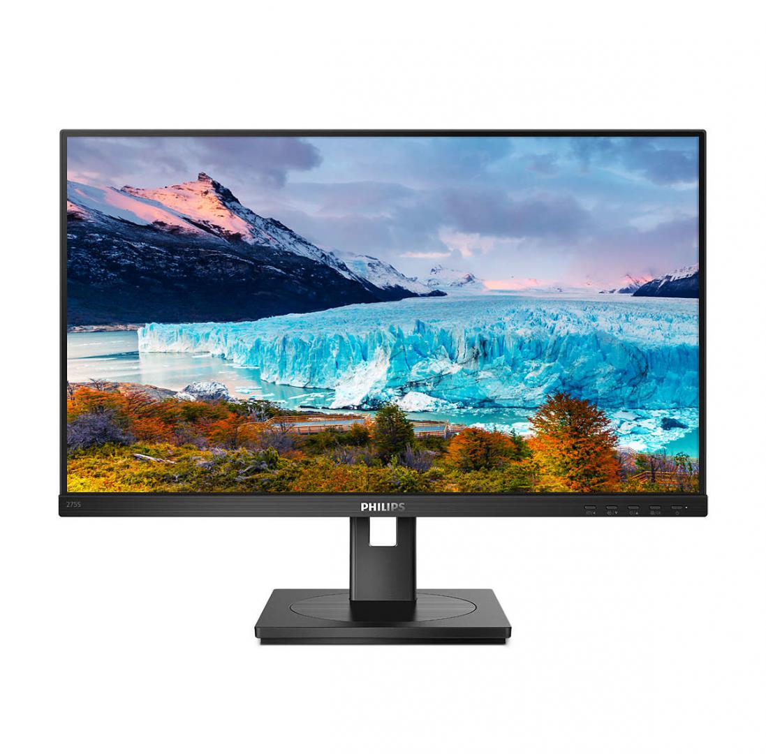 Monitor Consumer Philips S Line 275S1AE/00, 27", 2560 x 1440 pixeli, Black, 3 ani Garantie [1]