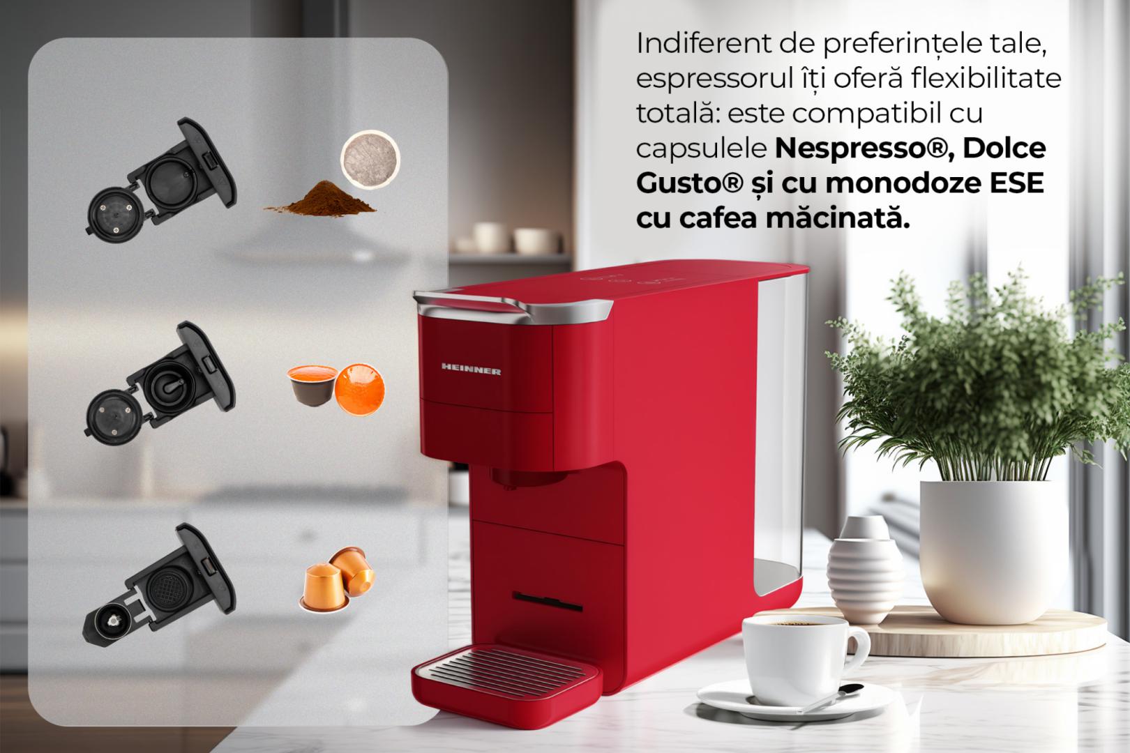 ESPRESSOR CU CAPSULE HEINNER CAFE SUPREME HEMC-DD15RED [7]
