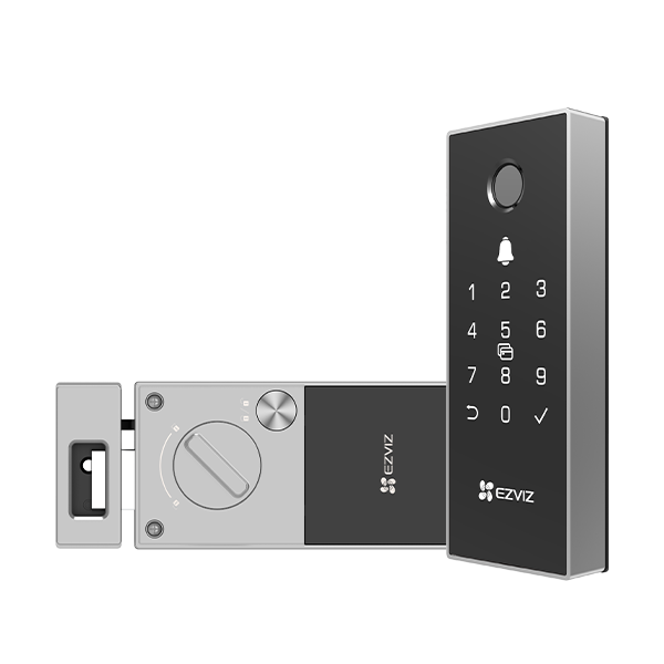 Protectie la efractie - YALA ELECTRONICA EZVIZ DL06 PRO, Comunicare: EZVIZ Connect 2.4G Wi-Fi, Putere de lucru: 4 Baterii AA Alkaline, Temp de functionare: 25 °C to 55 °C, Dimensiuni: Panou frontal: 154mm × 61mm × 18mm, Pano