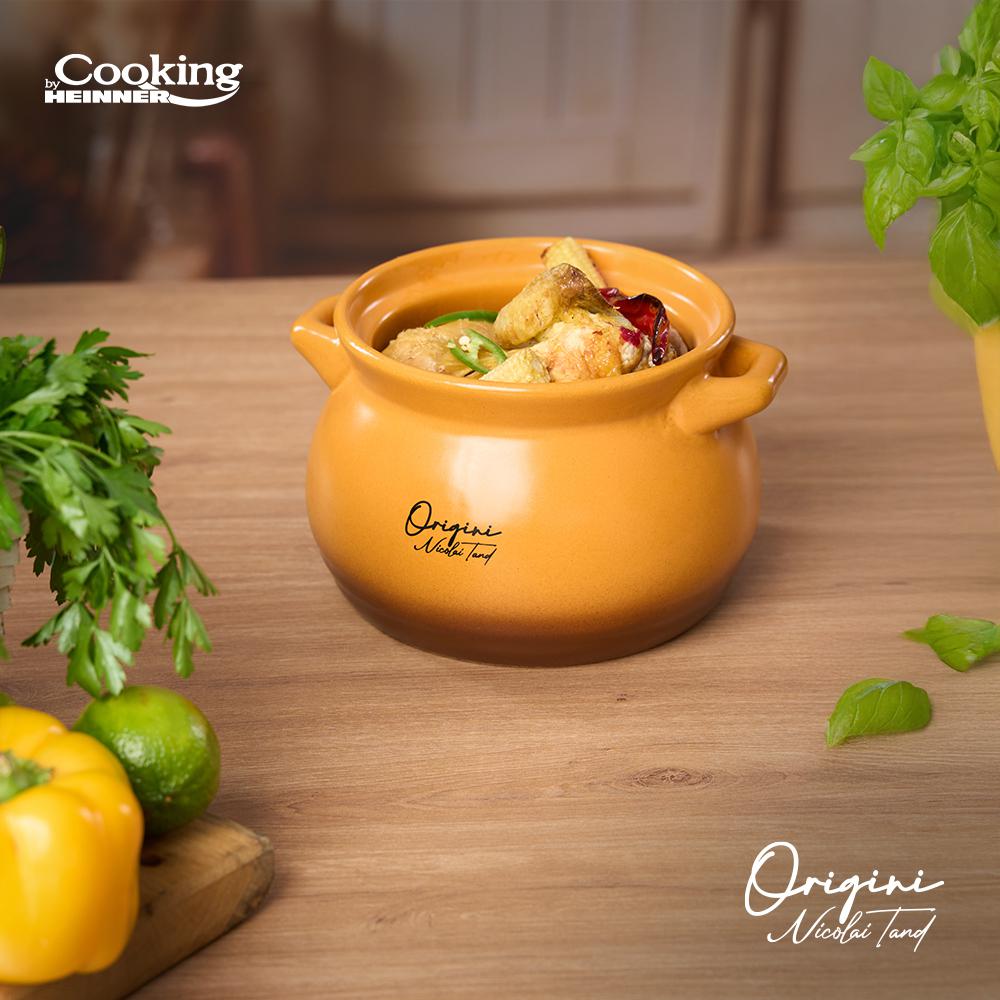 OALA CERAMICA CU CAPAC 12x11 CM, 2 L, NICOLAI TAND, ORIGINI, COOKING BY HEINNER [7]