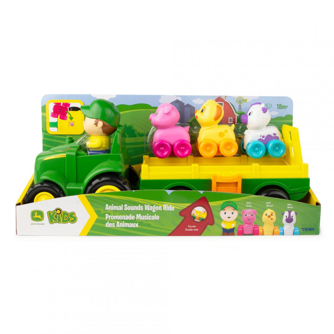 TRACTORAS CU REMORCA, ANIMALUTE SI SUNETE, JOHN DEERE [1]