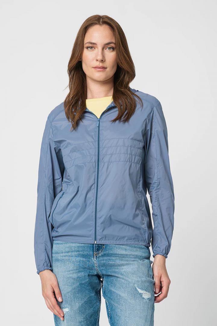 Jachete - JACHETA CASUAL FEMEI LIGHT BLUE-XS