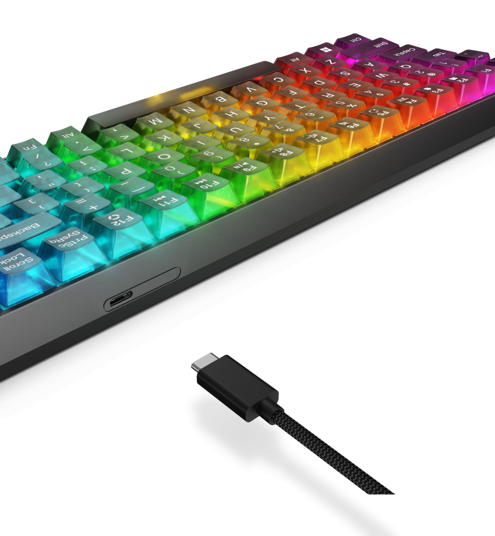 Tastatura Mecanica Gaming Lenovo Legion K510 Mini Pro, RGB, USB, Negru, US English [13]