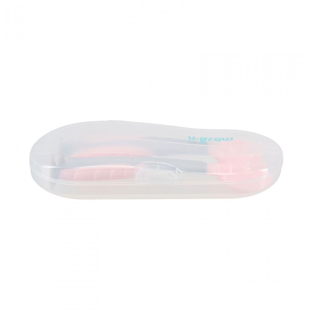 Set lingurita si furculita , roz, U-Grow [2]