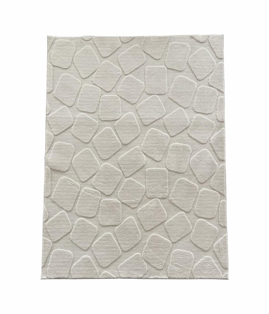Covoare - Covor, model in relief,Stone,120x160 Crem